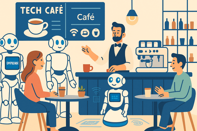 Ejemplo cafeteria Lean Canvas 