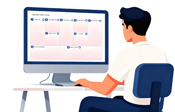 Vista previa PNG con transparencia de la plantilla Modelo de Negocios Personal