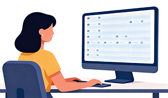 Mapa visual con ruta emprendedora y brújula — imagen hero Mapa Emprendedor